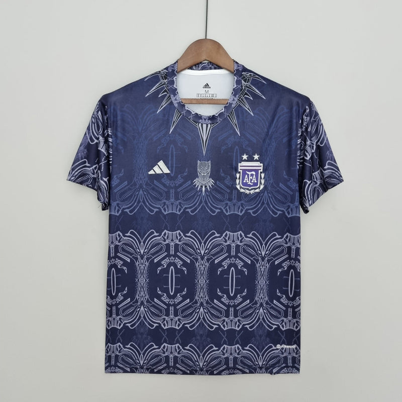 Camisa Argentina Edição Especial Pantera Negra Torcedor - Masculino - Preto