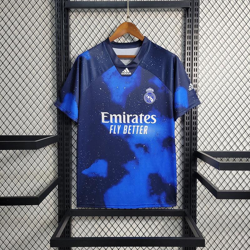 Camisa Real Madrid Especial 2018/19 Adidas Retrô - Azul Galáxia