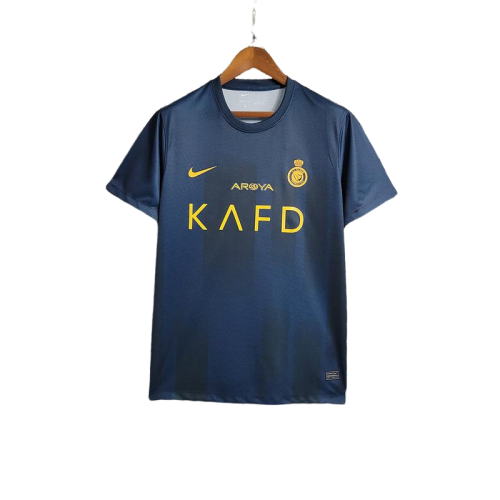 Camisa Al-Nassr Away Nike Torcedor 2023/24 Masculino Azul escuro