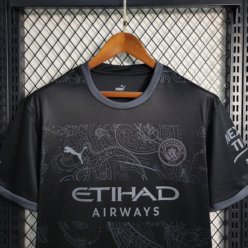 Camisa Manchester City edição especial Puma Torcedor 2023/24 Masculino Preta