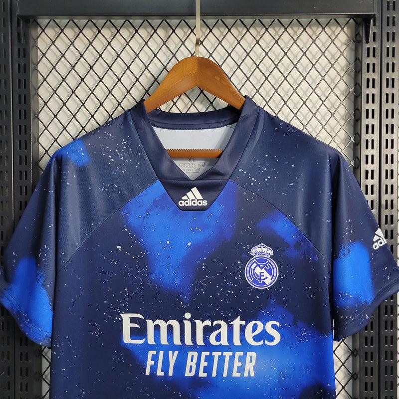 Camisa Real Madrid Especial 2018/19 Adidas Retrô - Azul Galáxia