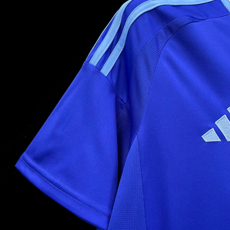 Camisa Adidas Argentina Copa América II Away Torcedor 2024/25 Masculino Azul