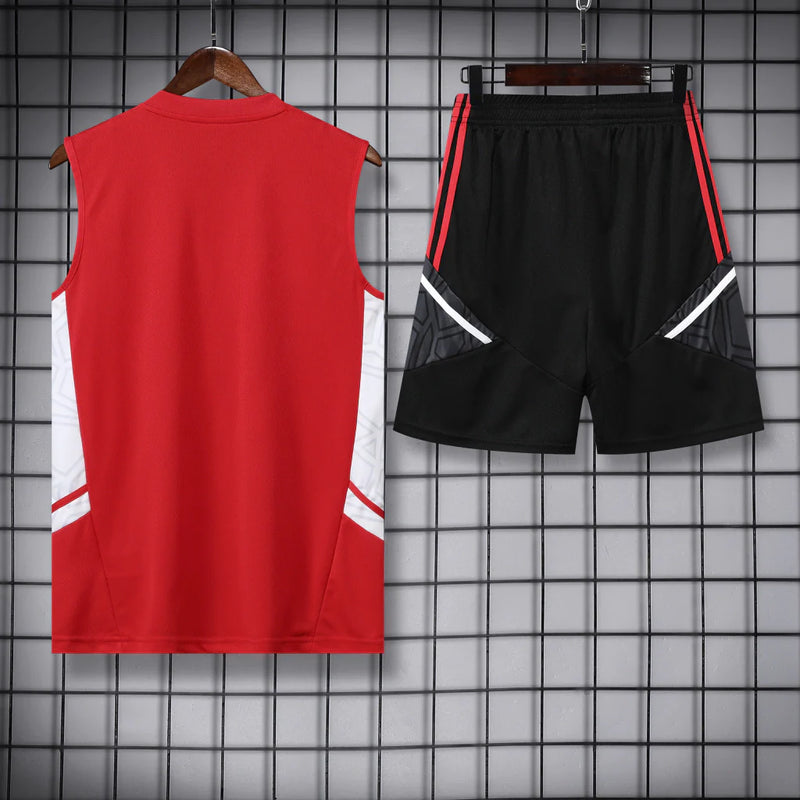 Conjunto de Treino Manchester United - 24/25 Vermelho