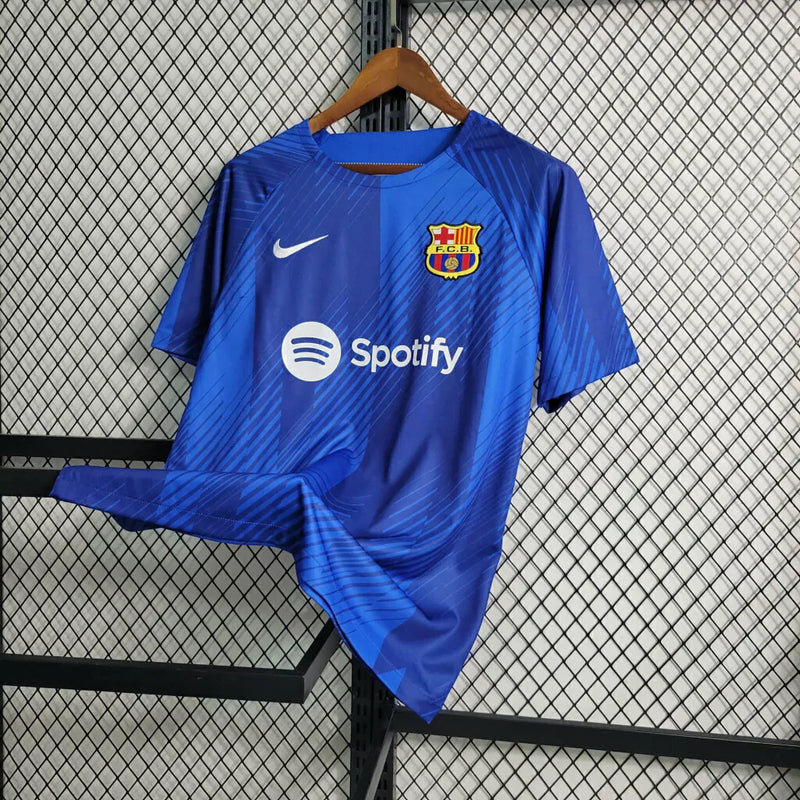 Camisa Barcelona Treino - 23/24 Azul