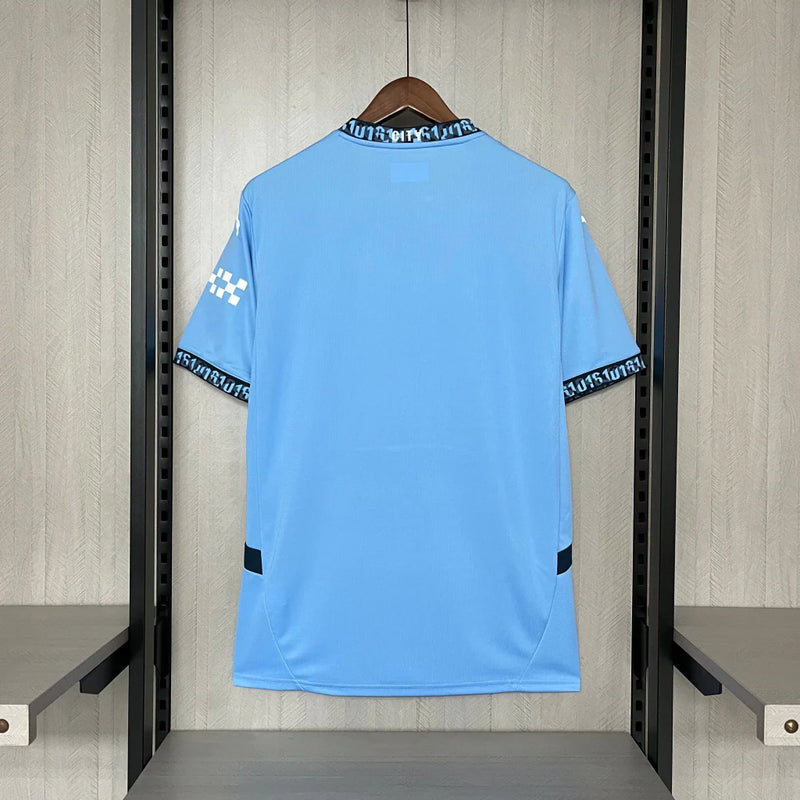 Camisa Manchester City I Home 2024/25 Torcedor Puma Masculina Azul