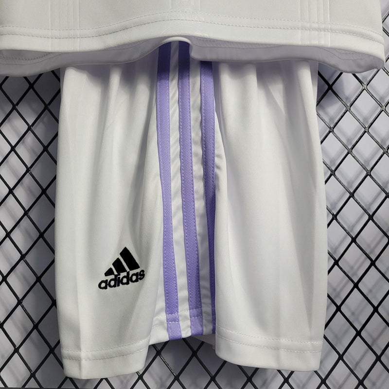 Kit Infantil Adidas Real Madrid I - 2022 - RNZ Sports - 01 em Artigos Esportivos