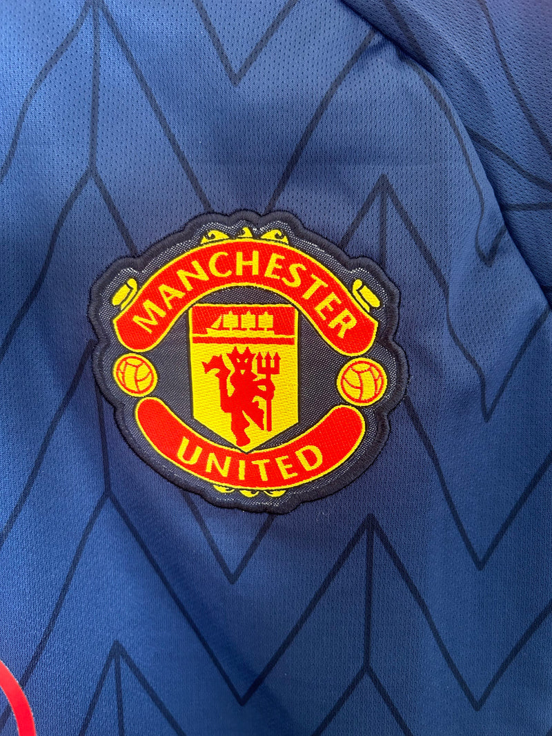 Camisa Manchester United II Away 2024/25 Torcedor Masculina Azul