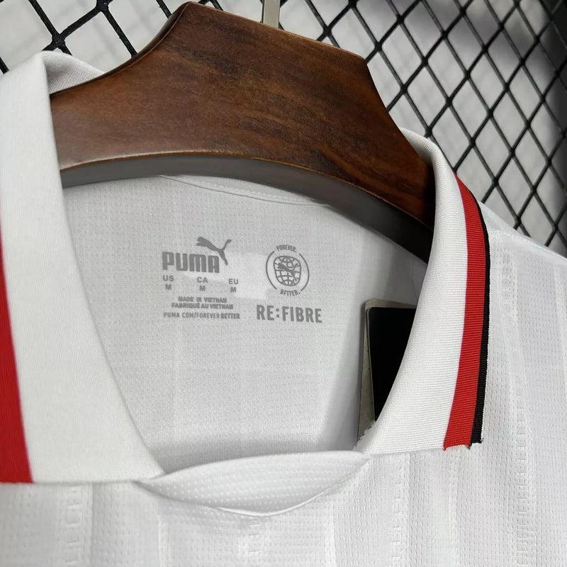 Camisa Milan II Away 2024/25 Puma Torcedor Masculino Branco