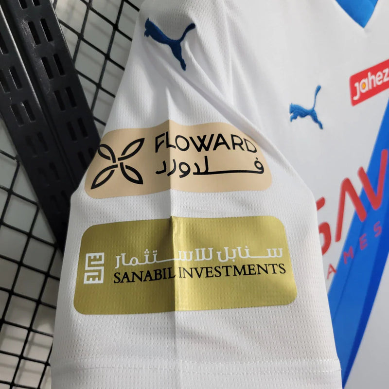 Camisa Al-Hilal Saudi II Away Puma Torcedor 2023/24 Masculina Branco