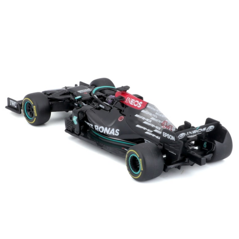 Miniatura W12 1:43 Mercedes AMG Petronas Fórmula 1 Team 2021 - Lewis Hamilton 44