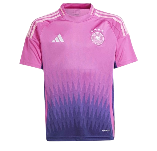 Camisa Adidas Alemanha II Away Euro Copa Torcedor 2024/25 Masculino Rosa e Roxo