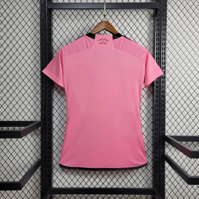 Camisa Inter Miami Adidas Torcedor 24/25 Feminina Rosa