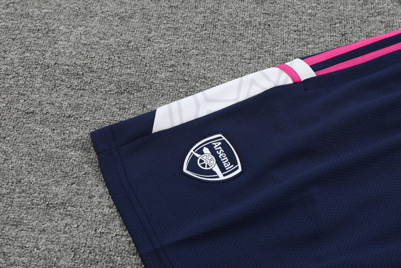 Conjunto Regata Arsenal Training 2023/24 Adidas - Branco