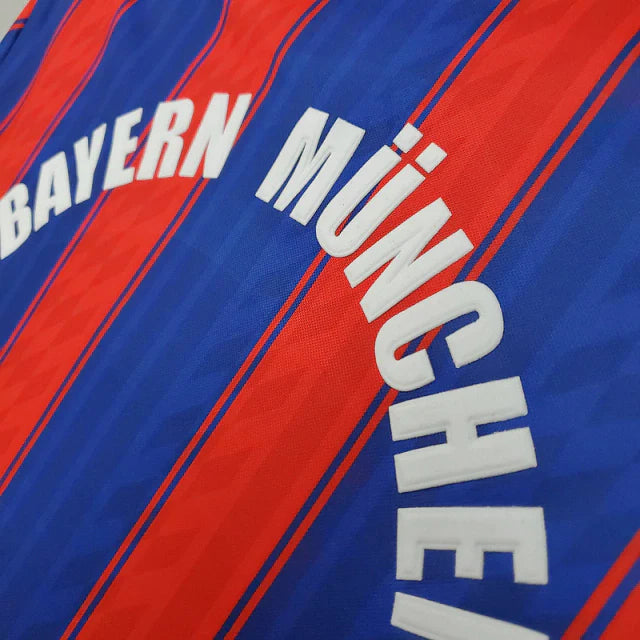 Camisa Bayern de Munique Retrô 1995/1997 Azul e Vermelha - Adidas