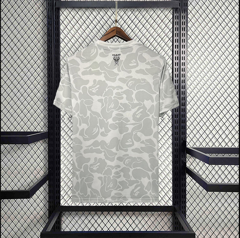 Camisa Inter Miami X Bape 23/24 Torcedor Cinza