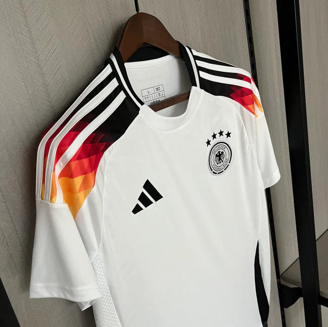 Camisa Alemanha I Home Adidas Torcedor 2024/25 Masculino Branco