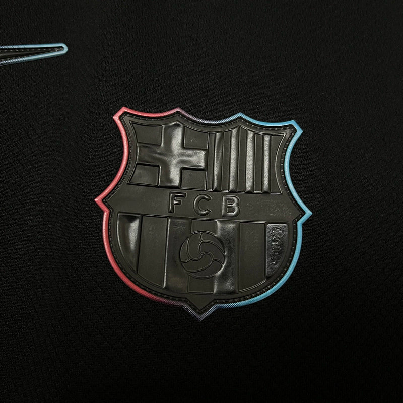 Camisa Barcelona II Away Nike Torcedor 2024/25 Masculino Preto