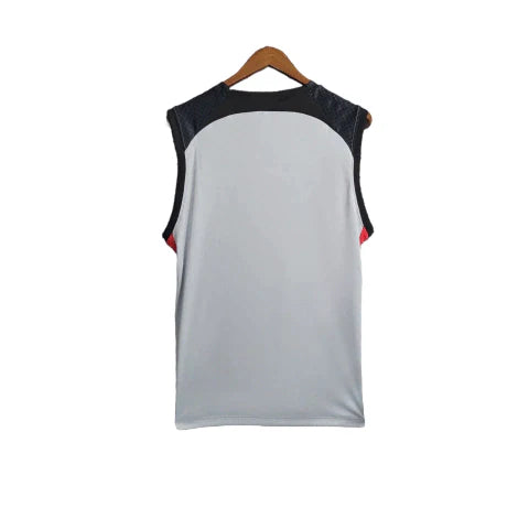 Camisa Barcelona Treino 23/24 - Regata - Torcedor Nike Masculina - Cinza