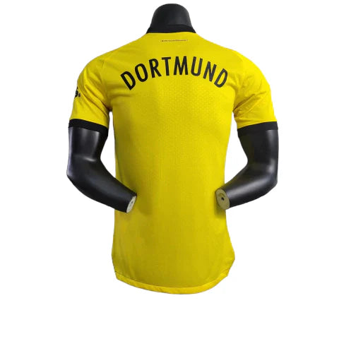 Camisa Borussia Dortmund Home 23/24 Jogador Puma Masculina - Amarelo e Preto