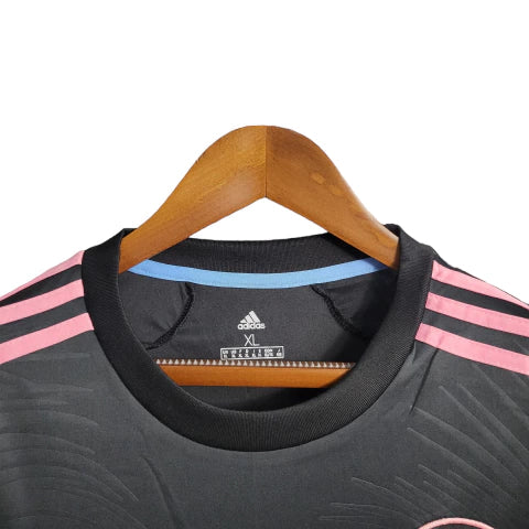 Camisa Miami Away 23/24 - Manga Longa - Torcedor Adidas Masculina - Preto