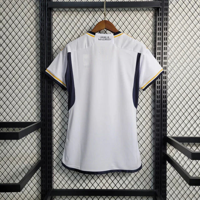 Camisa Real Mdrid I 23/24 - Feminina Adidas - Branco