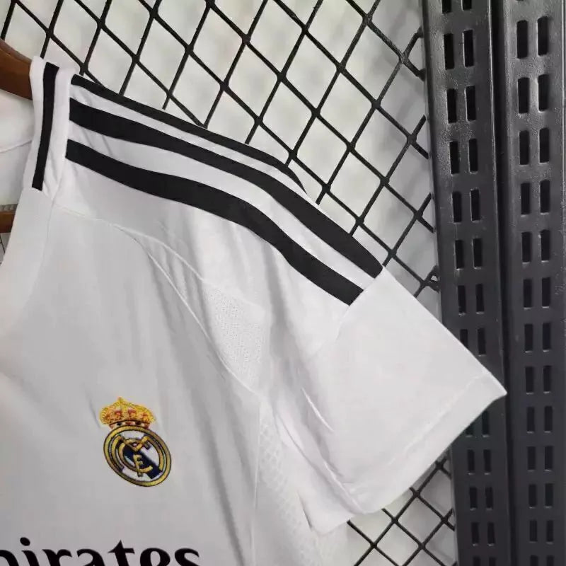 Camisa Real Madrid I Home 2024/25 Torcedor Feminina Branco