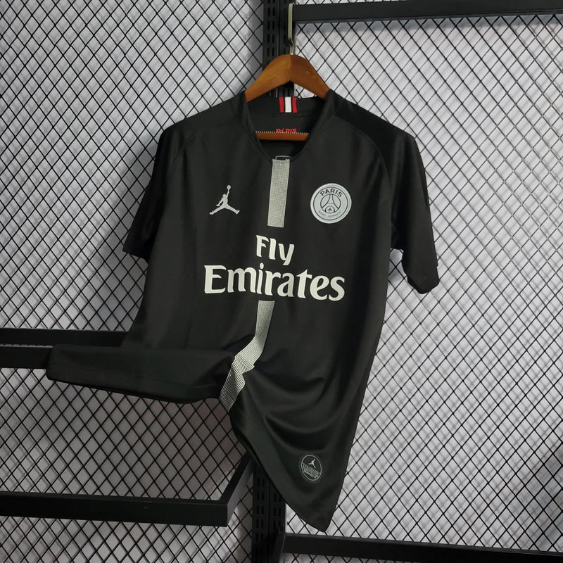 Camisa Retrô Paris Saint Germain x JORDAN 2018/19 Masculino Preto