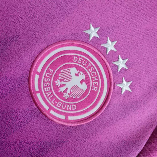 Camisa Adidas Alemanha II Away Euro Copa Torcedor 2024/25 Masculino Rosa e Roxo