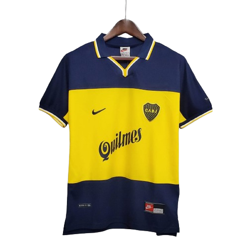 Camisa Boca Juniors Retrô Nike 1998/99 - Azul e Amarelo