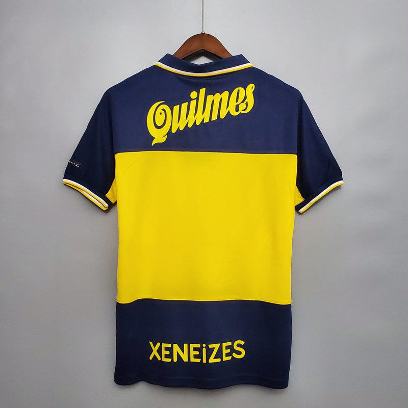 Camisa Boca Juniors Retrô Nike 1998/99 - Azul e Amarelo