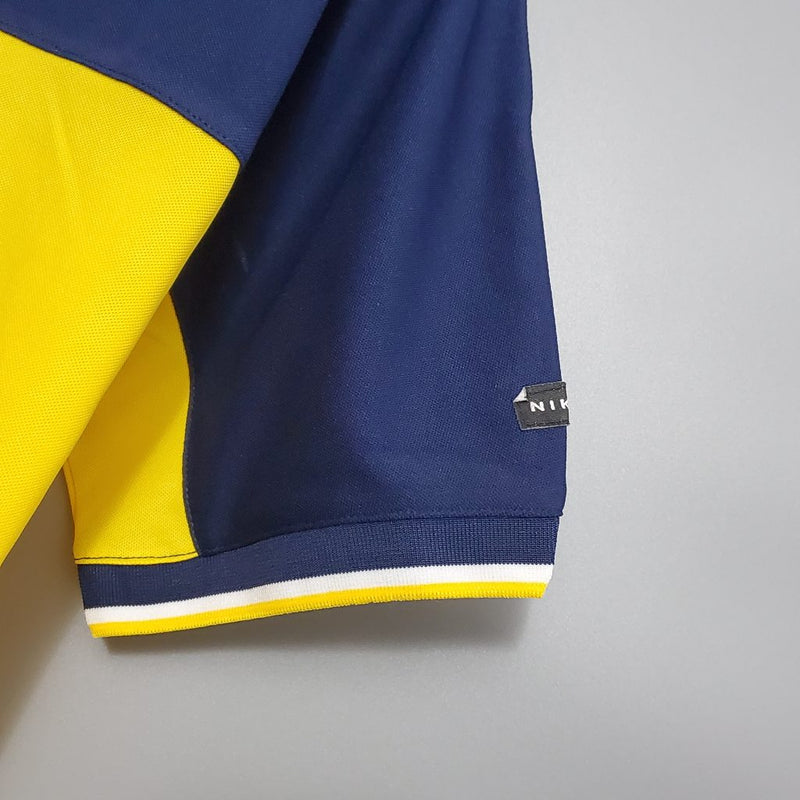 Camisa Boca Juniors Retrô Nike 1998/99 - Azul e Amarelo