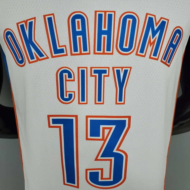 Camisa Regata NBA Oklahoma City Thunder Branca - Nike - Masculina