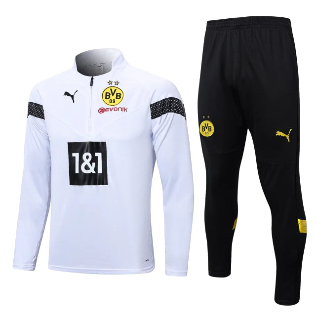 Conjunto Borussia Dortmund 23/24 Masculino Puma - Branco