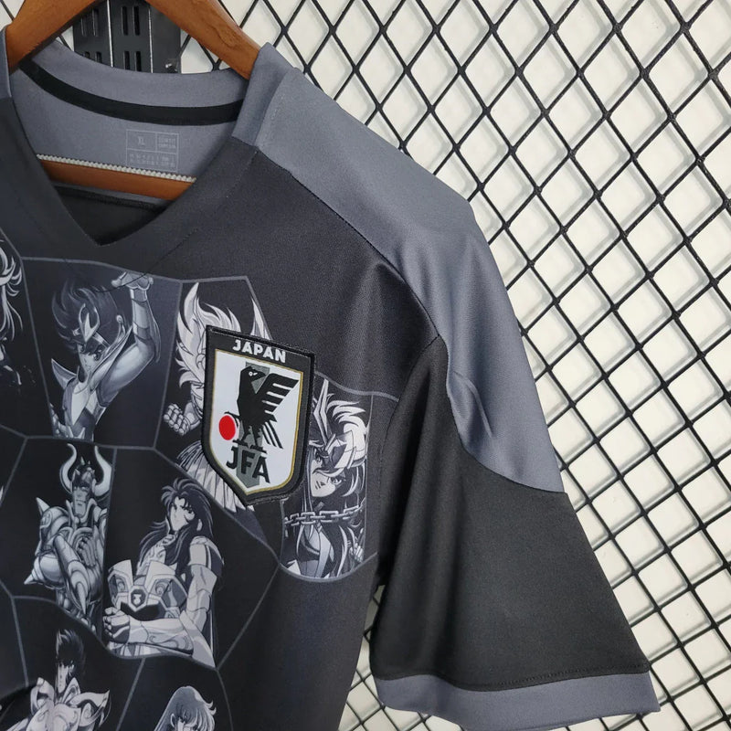 Camisa Japão 2023/24 Adidas Torcedor Versão Gold Saint Seiya Masculino Preto