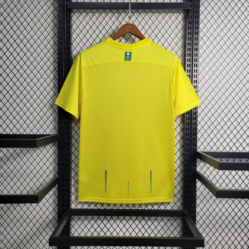 Camisa Al-Nassr I Home Nike Torcedor 2023/24 Masculino Amarelo