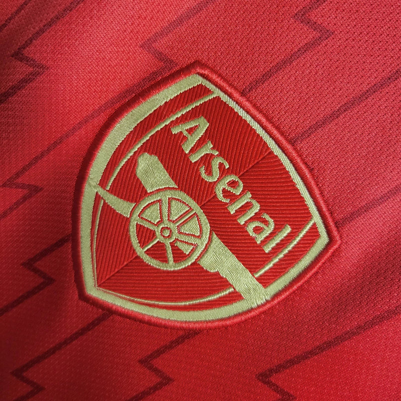 Camisa Arsenal I Home Adidas Torcedor 2023/24 Masculino Vermelho