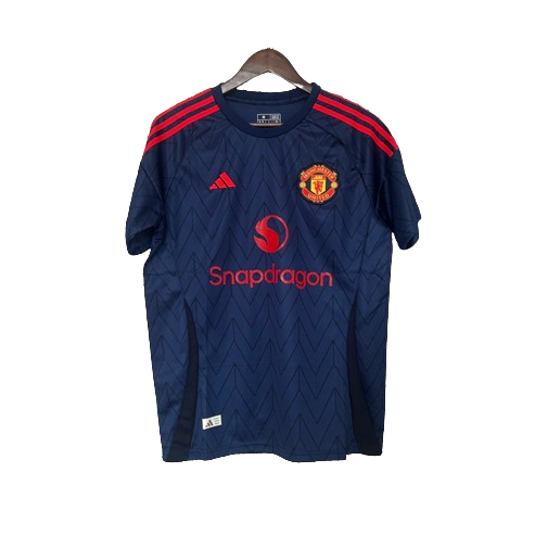 Camisa Manchester United II Away 2024/25 Torcedor Masculina Azul