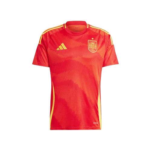 Camisa Espanha I Home 2024/25 Torcedor Adidas Masculino Vermelho