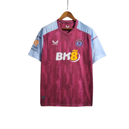 Camisa Aston Villa Home 23/24 Torcedor Castore Masculino Vinho