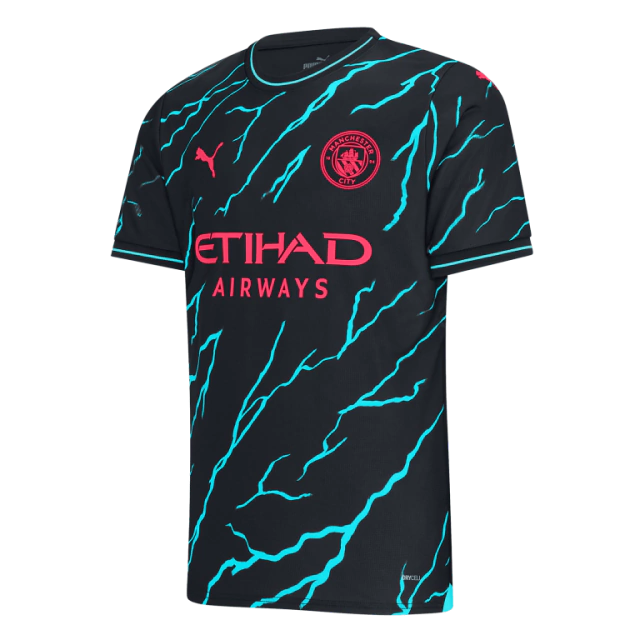 Camisa Manchester City II Away 2023/24 Preta - Puma