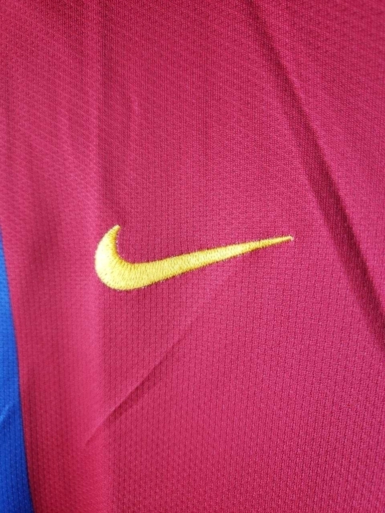 Camisa Barcelona Retrô 2006/2007 - Nike Azul Grená