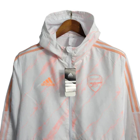 Jaqueta Corta-Vento Arsenal 23/24 Masculino Adidas - Branco