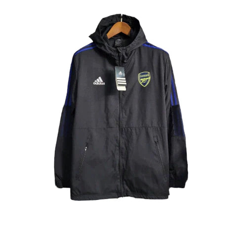 Jaqueta Corta-Vento Arsenal 23/24 Masculino Adidas - Preto