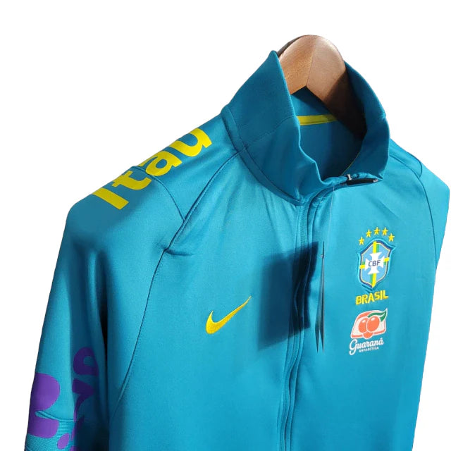 Jaqueta Corta-Vento Brasil 2023/24 Masculino Azul