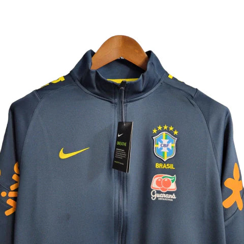 Jaqueta Corta-Vento Brasil 23/24 Masculino Nike - Preto