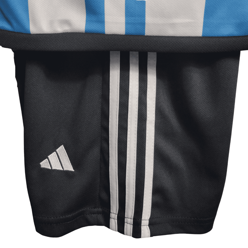 Kit Infantil Argentina Home 23/24 - Adidas - Azul e Branco