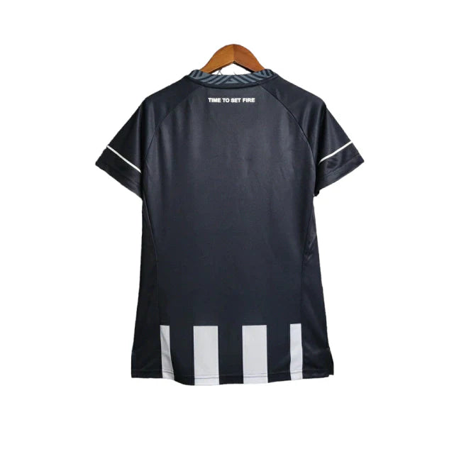 Camisa Botafogo I 23/24 - Feminina - Branco e Preto