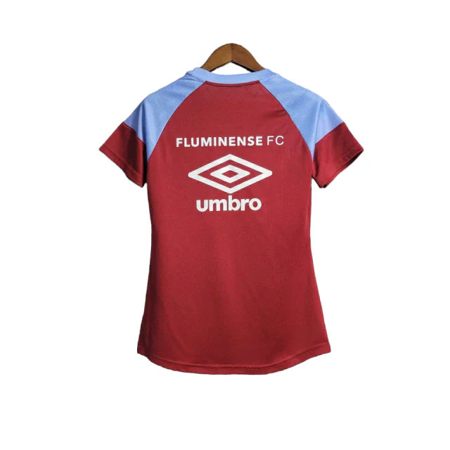 Camisa Fluminense Treino 23/24 - Feminina Umbro - Vinho