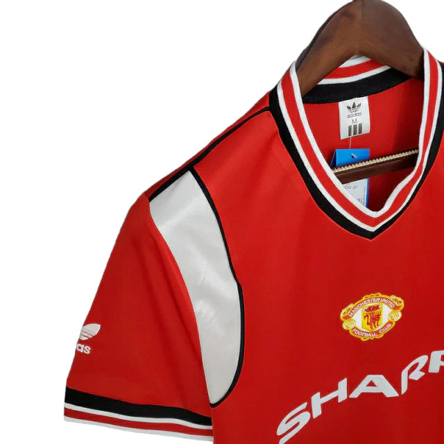 Camisa Manchester United Retrô 1985/1986 Vermelha - Adidas