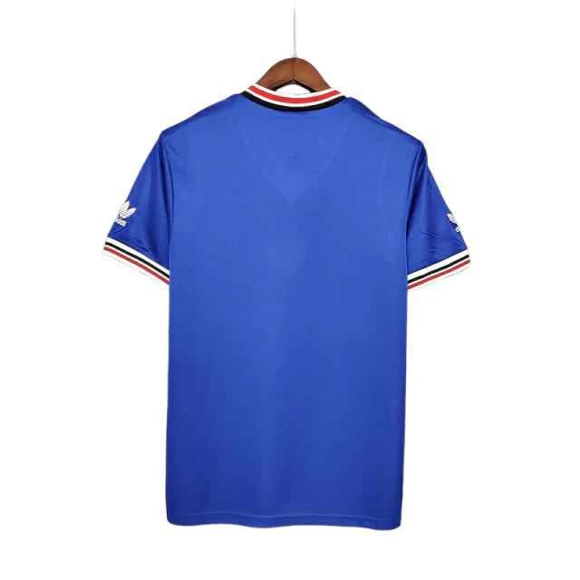 Camisa Manchester United Retrô 1985/1986 Azul - Adidas